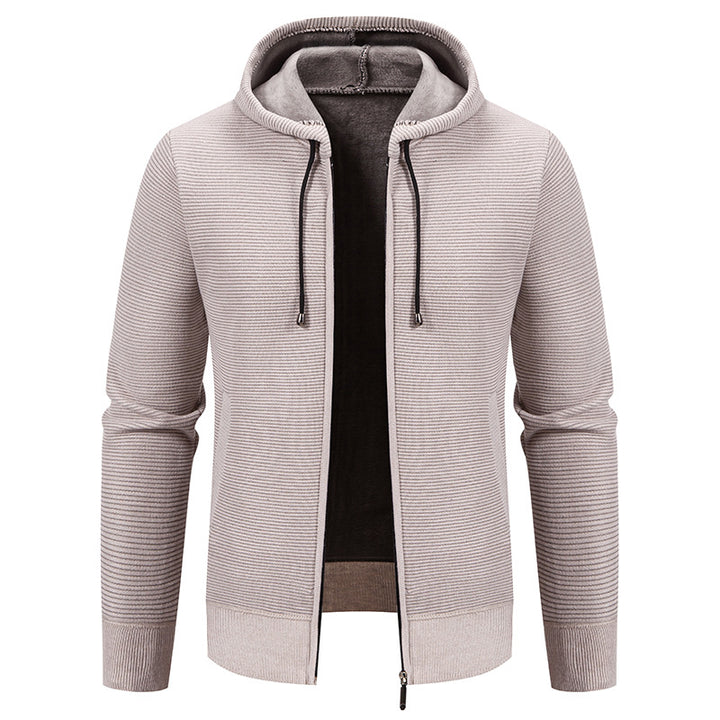 Men's hooded jacket with a modern structure design and insulated lining Lune London