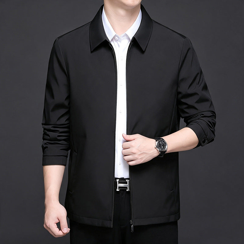 Men's lightweight quilted transitional jacket with internal quilted lining and classic collar Amarae
