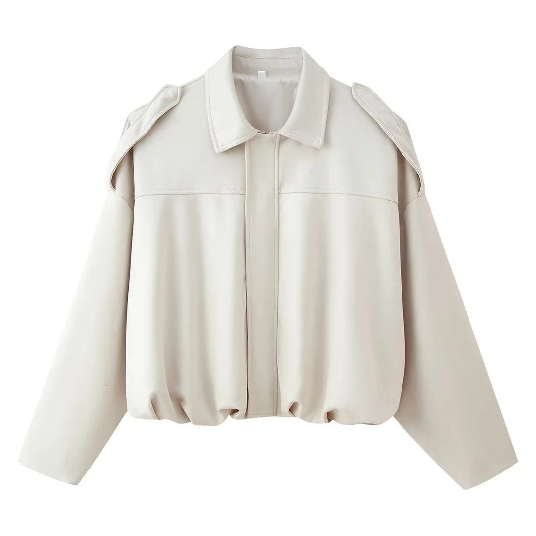 Ladies' pilot jacket with trendy oversized cut and widened shoulders Lune London