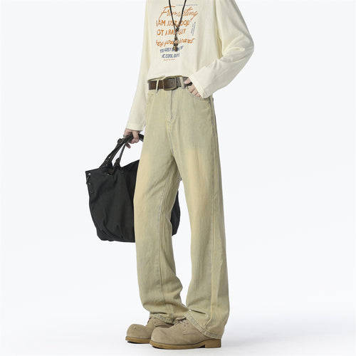Casual high-waisted denim jeans for women in vintage style Amarae