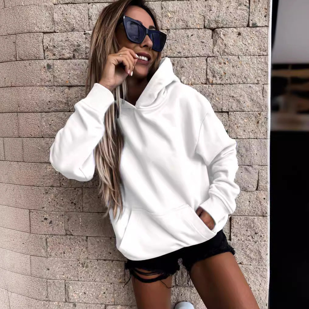 Women's Hoodie with Soft Fleece Lining and Casual Cut Lune London