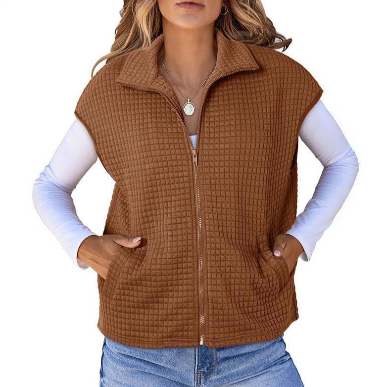 Quilted vest for women with a comfortable cut Lune London