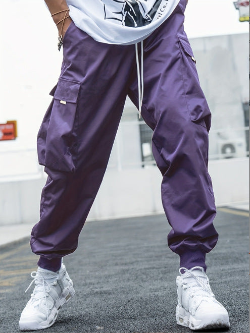 Casual utility pants for men with practical pockets and elastic waist Lune London