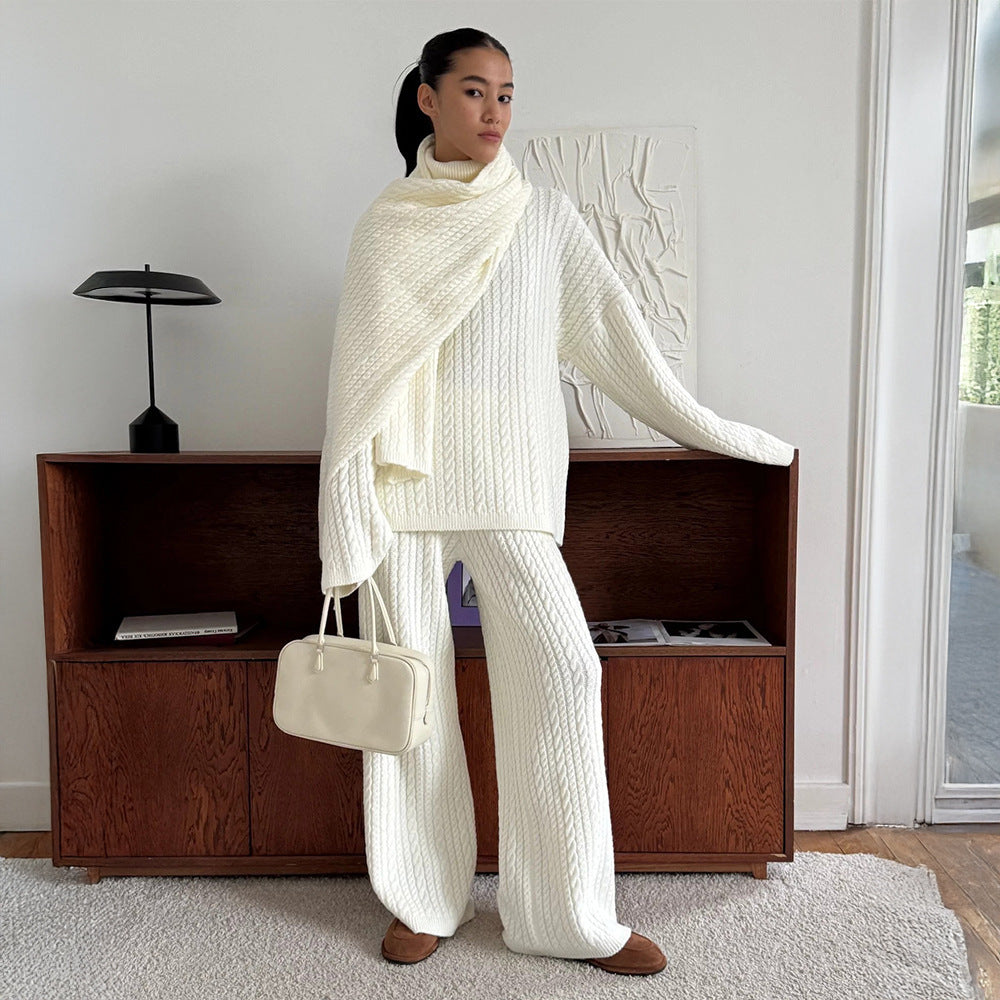 Ladies High Quality Knitted Lounge Set Lune London