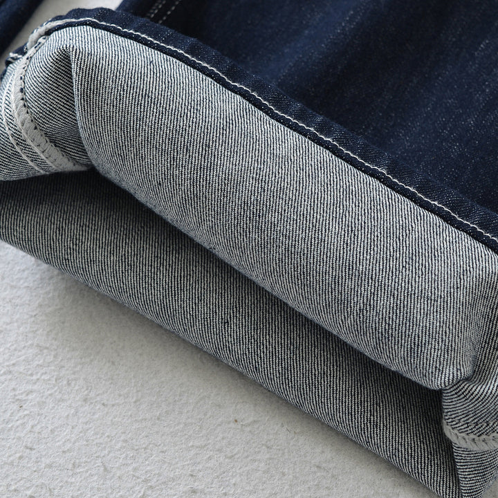 Women Flared Jeans with decorative center seam and contrast stitching Amarae