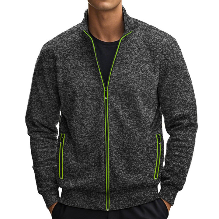 Men's high-quality training jacket with breathable structure and trendy zip Chic and style