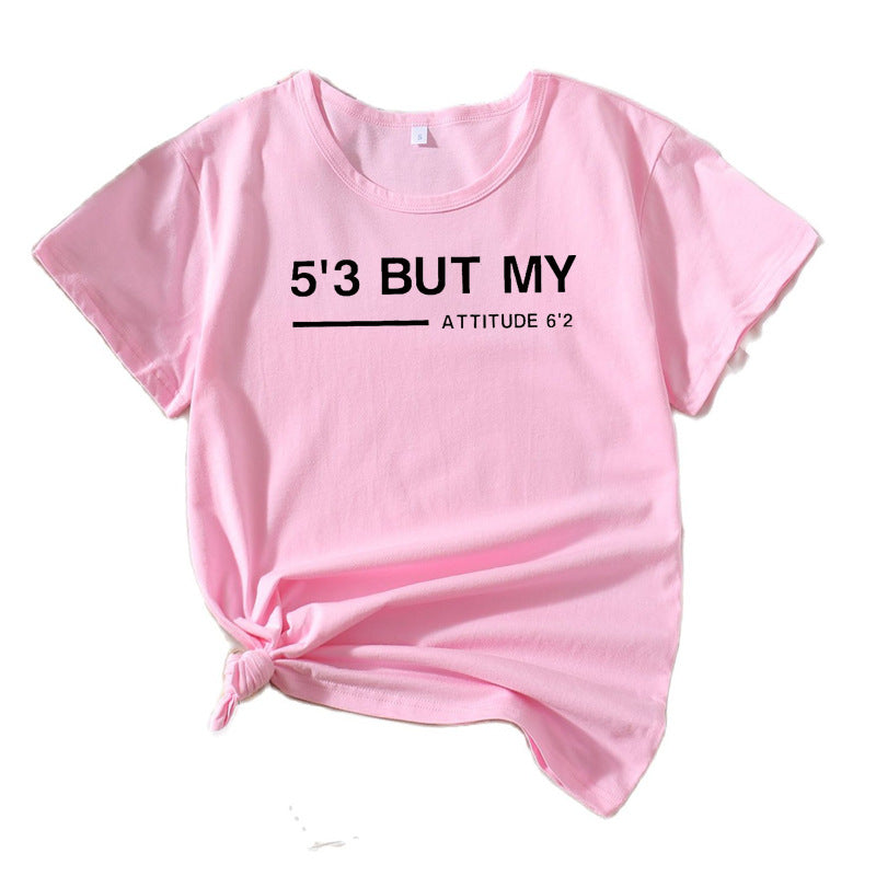Ladies Casual Attitude Graphic T-shirt Lune London 1751262044
