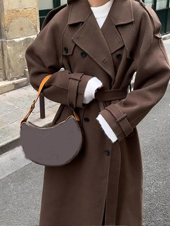 Oversized wool coat for women Amarae