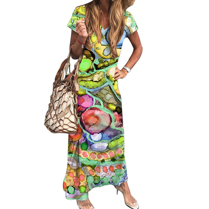 Lune London Printed Maxi Dress for Women