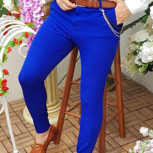 Comfortable summer chino pants for men with side pockets and elastic waistband Amarae
