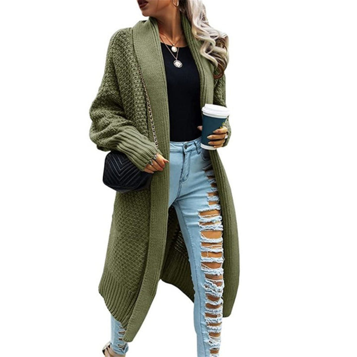 Cardigan en maille épaisse pour femmes avec coupe décontractée et structure de couture élégante Chic & Stil