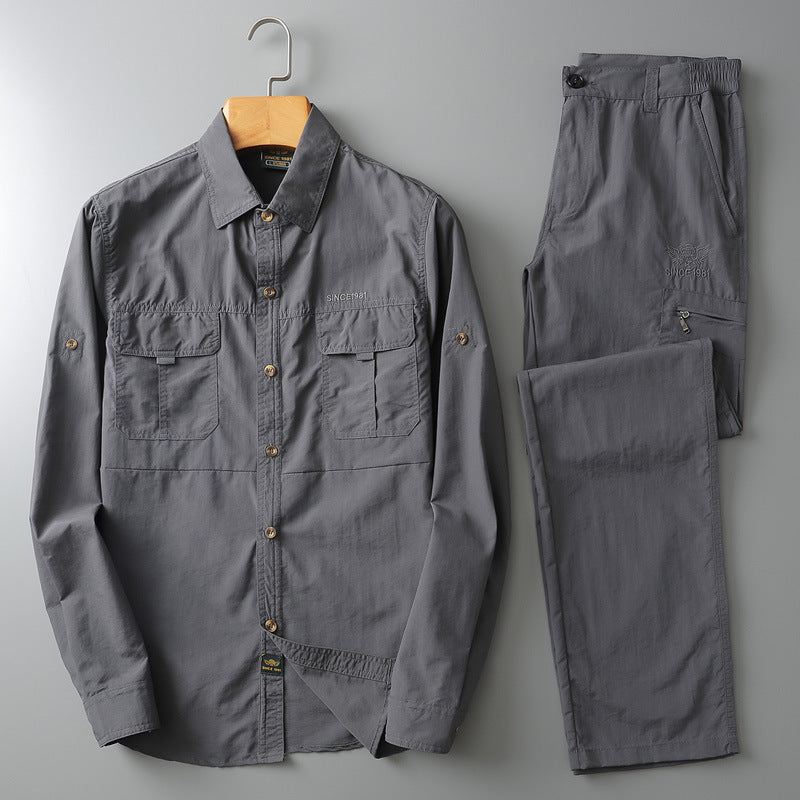 Functional shirt for men and cargo pants Lune London