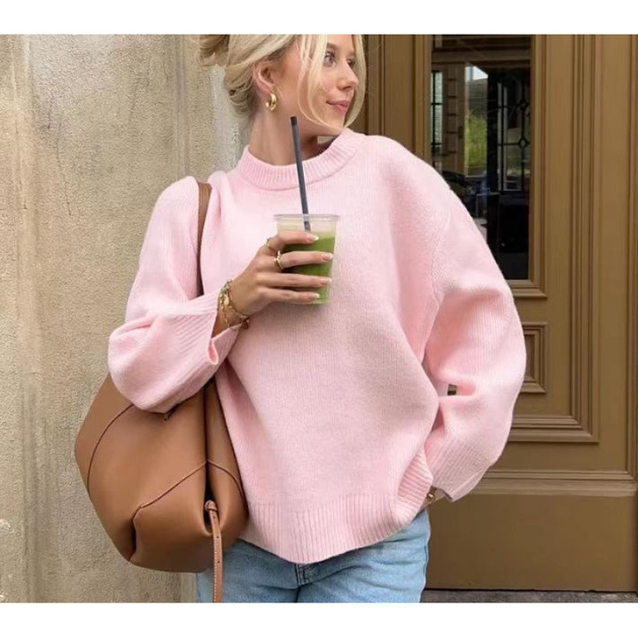 Ladies Comfortable Chic Knitted Short Sweater
