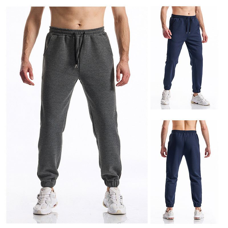 Comfortable sports pants for men with elastic waistband and modern side pockets Lune London