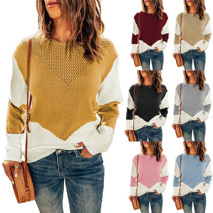 Lune London geometric pattern women's sweater