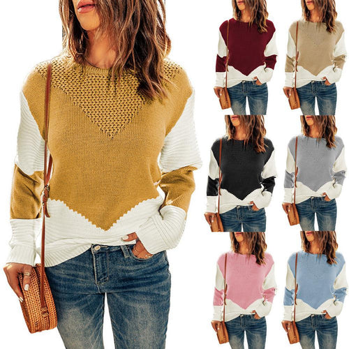 Amarae geometric pattern women's sweater