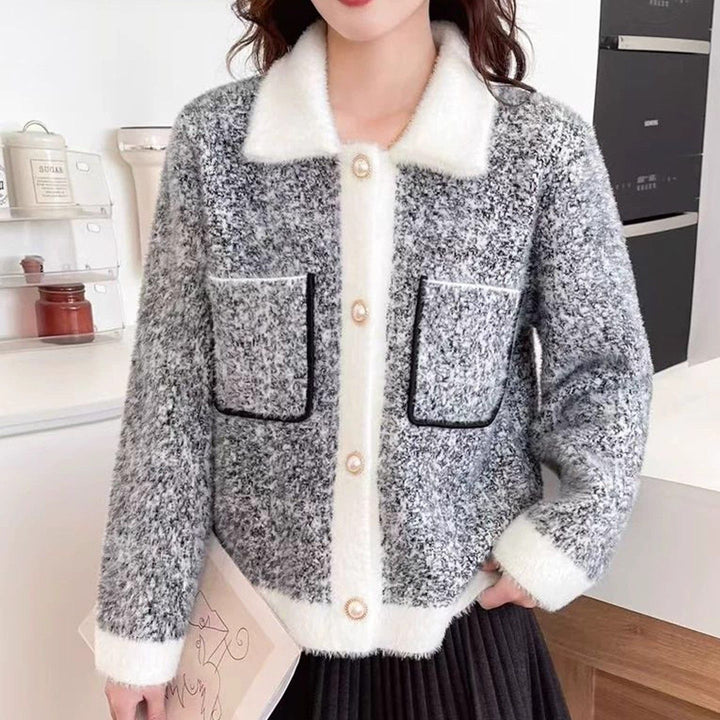 Veste confortable pour femmes avec poches contrastées Chic & Stil