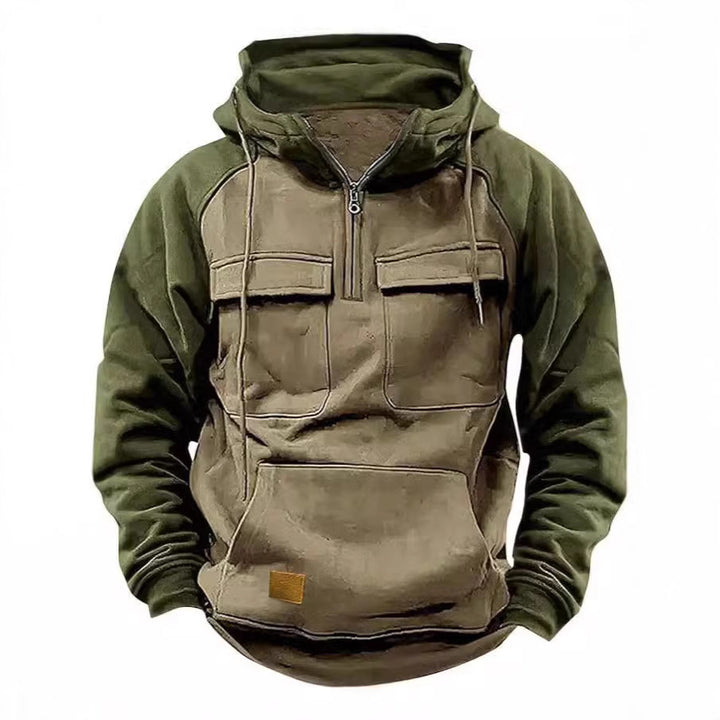 Functional hooded jacket for men with practical pockets Lune London