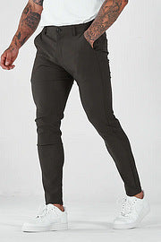 Slim-fit chinos for men with stretch content Lune London