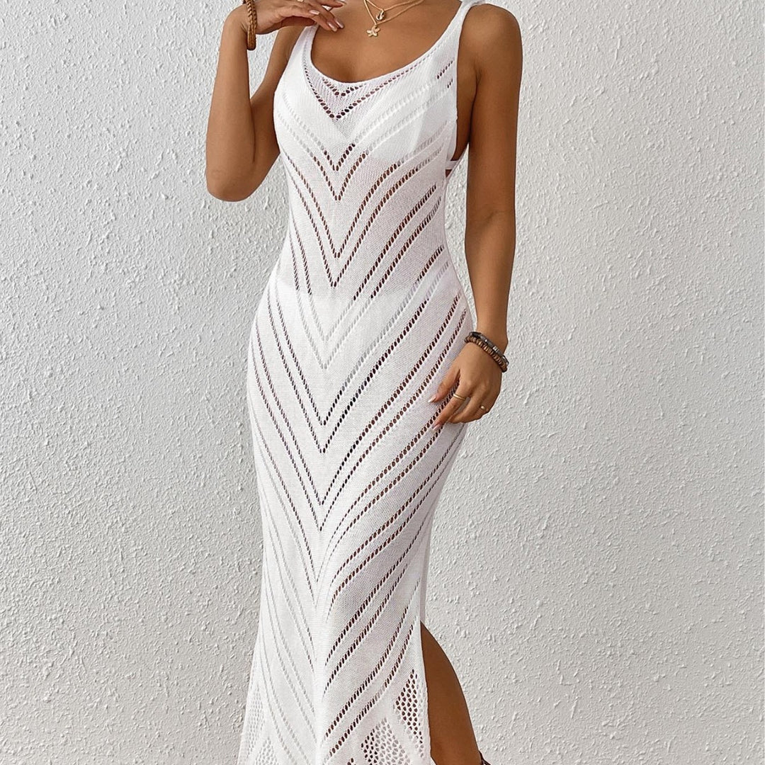 Ladies Light Chic Maxi Knit Dress