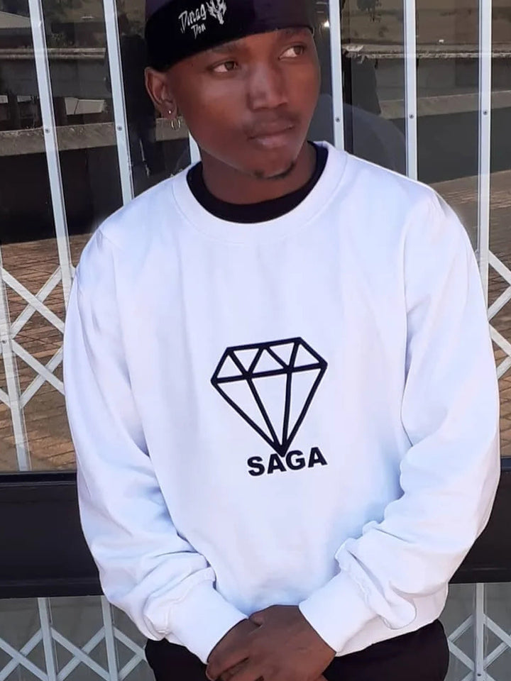 Women's sweatshirt with modern diamond pattern Lune London