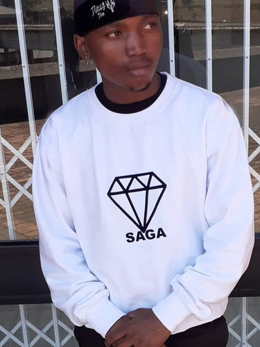 Women's sweatshirt with modern diamond pattern Amarae