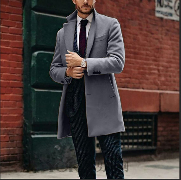 Elegant Chesterfield coat for men in high-quality wool Lune London