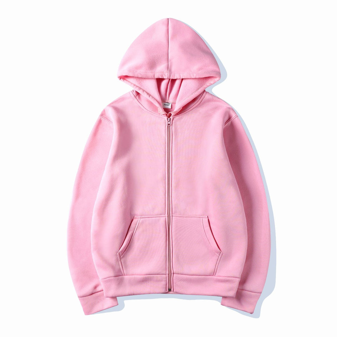 Women's hoodie sweatshirt with full zip and side pockets Lune London