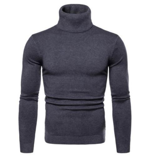 Men's Roll Neck Sweater Made Of Soft Merino Wool Lune London