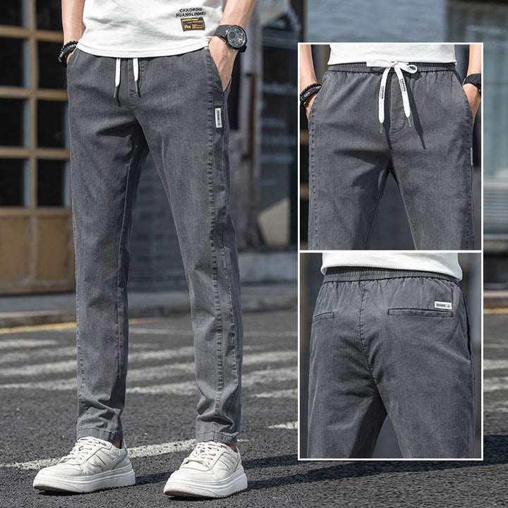 Casual utility pants for men with adjustable waist Lune London