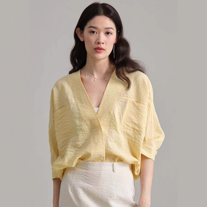 Blouse ouverte décontractée et élégante pour femmes Chic & Stil