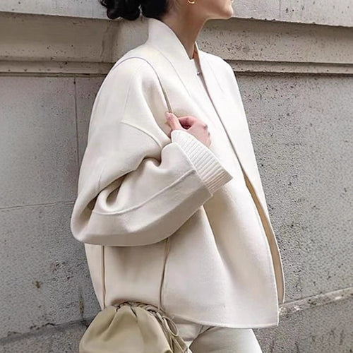 Ladies Oversized Wool Jacket Amarae
