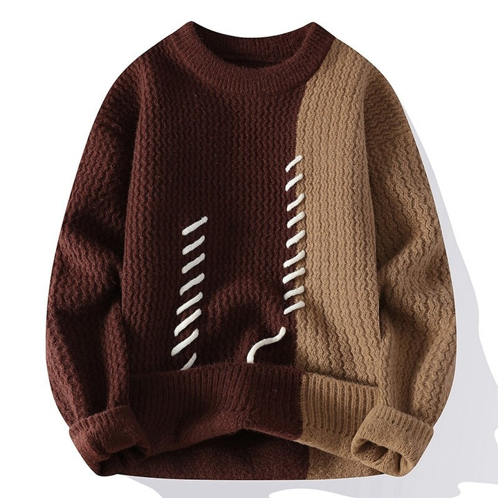 Women's structured sweater with a unique design and a woven pattern Lune London