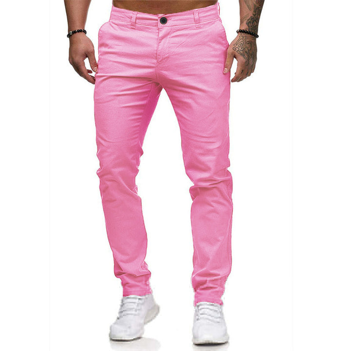 Slim-fit chinos for men from Lune London