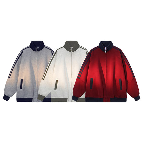 Sporty hooded jacket for women with zipper and raglan sleeves Amarae