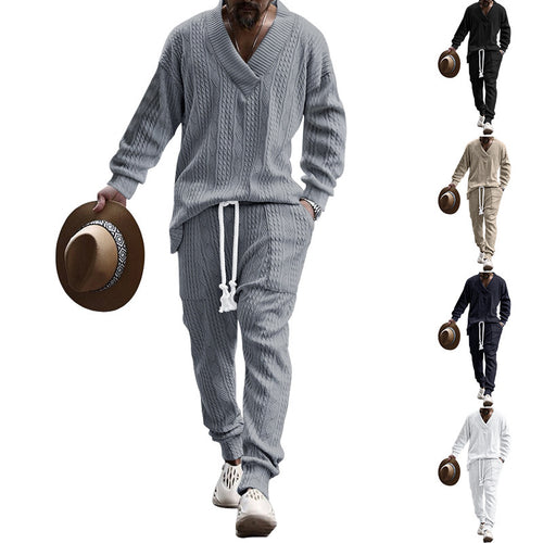Men's knit jacket and pants set Amarae