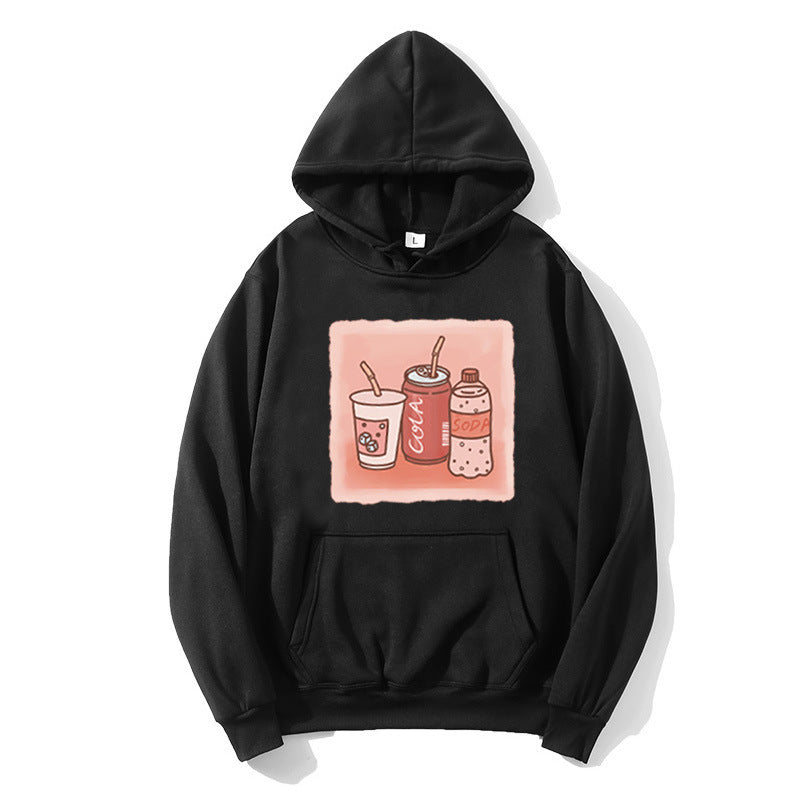 Women’s hoodie with inspiring drink motif Chic & Stil