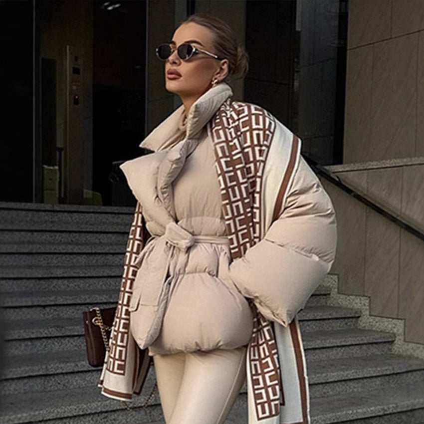 Women Trendy Wrapped Coat Lune London