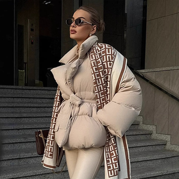 Women Trendy Wrapped Coat Lune London