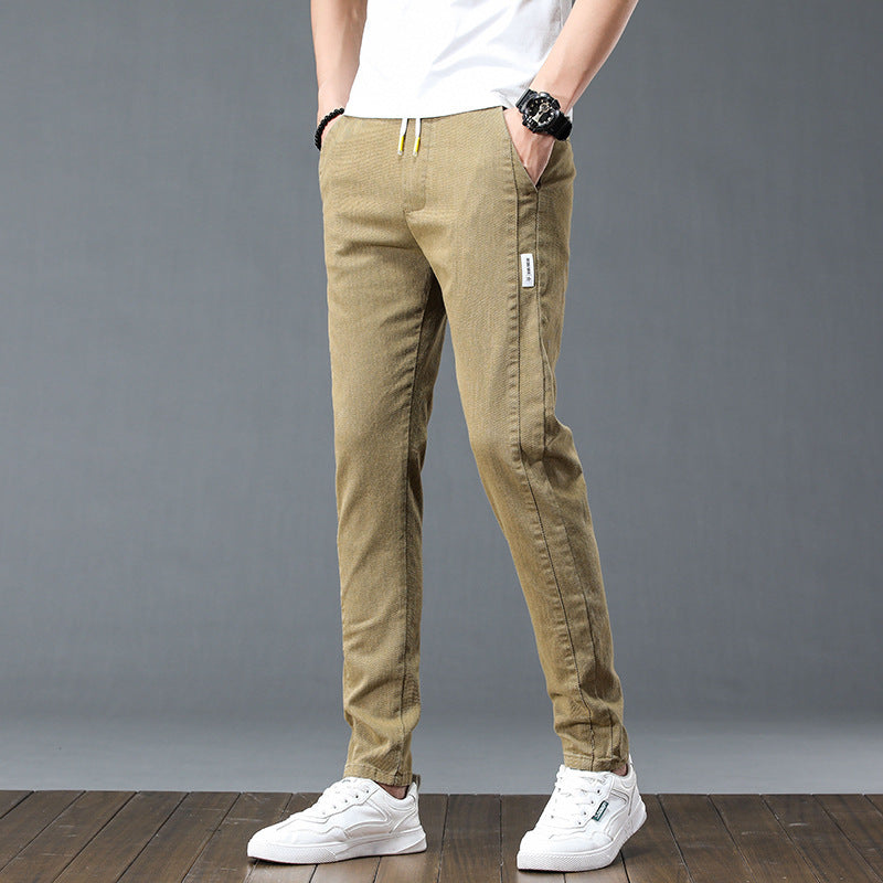 Casual cotton pants for men with adjustable waist and practical pockets Lune London