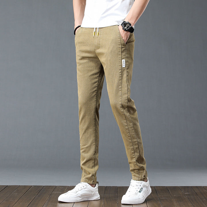Casual cotton pants for men with adjustable waist and practical pockets Lune London
