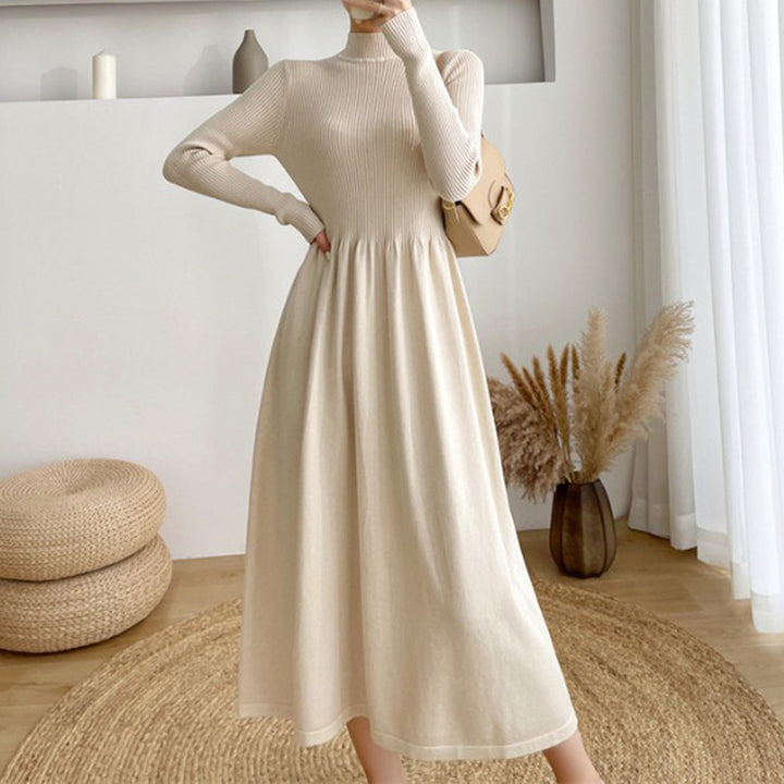Robe décontractée pour femmes avec col montant et coupe large Chic & Stil
