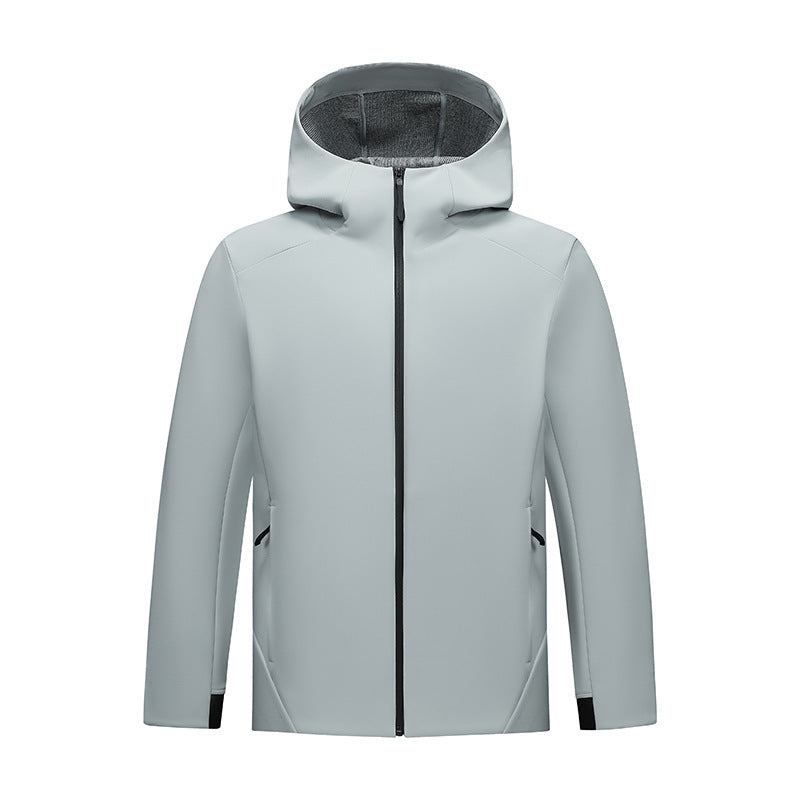 Women's Tailored Softshell Jacket with Hood and Fleece Lining Amarae