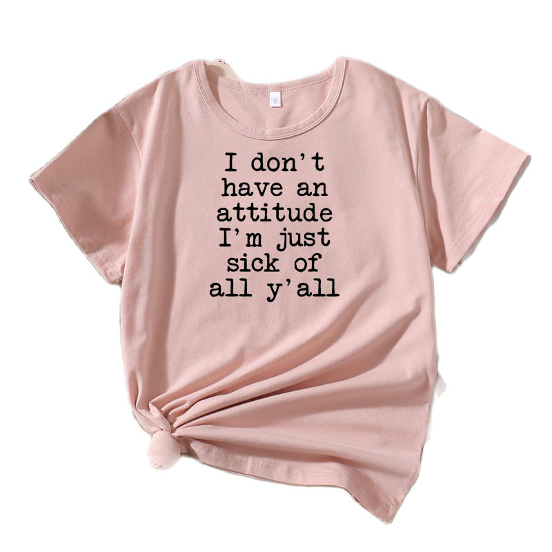 Lune London relaxed statement attitude t-shirt for women