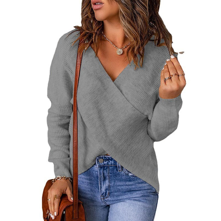 Lune London modern striped wool sweater for women