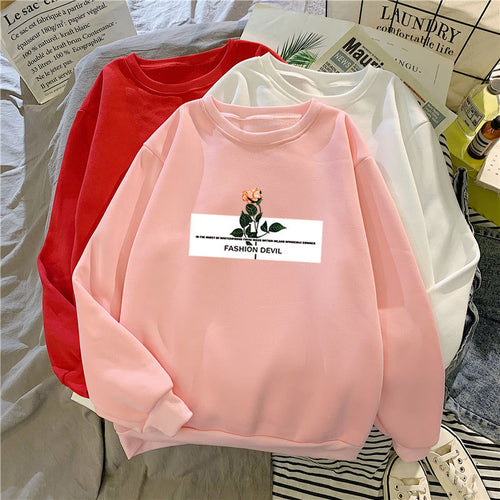 Women’s sweatshirt with floral motif Chic & Stil