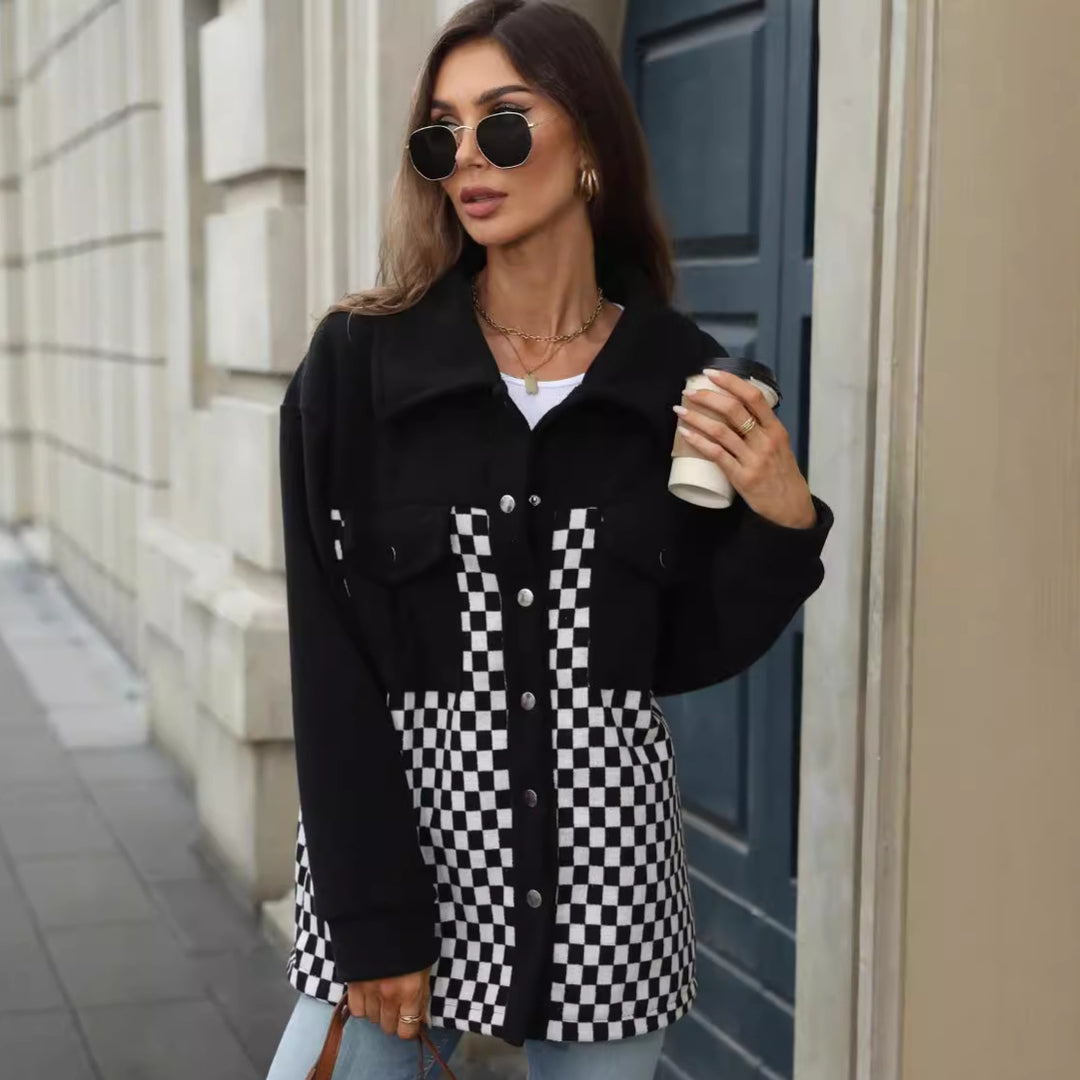 Plaid overshirt for women Lune London