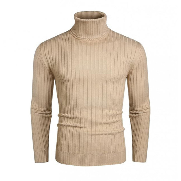 High-end ribbed turtleneck sweater for men Lune London