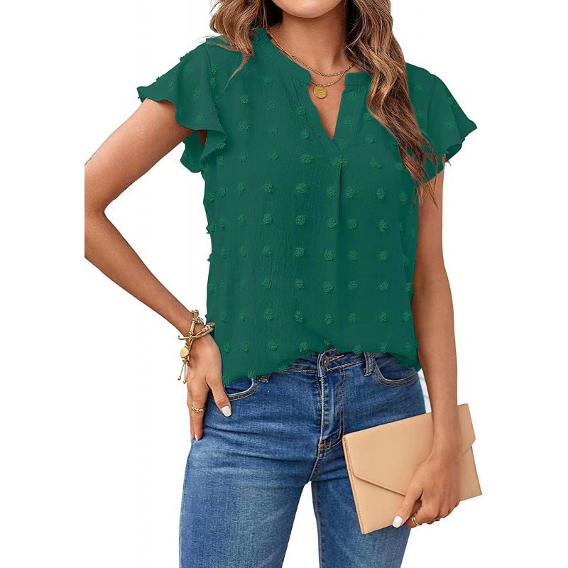 Women's blouse with flared sleeves Lune London