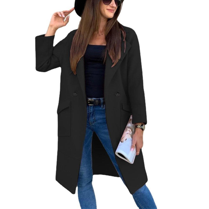 Fashion oversized coat for ladies with stylish pockets and lined design Lune London
